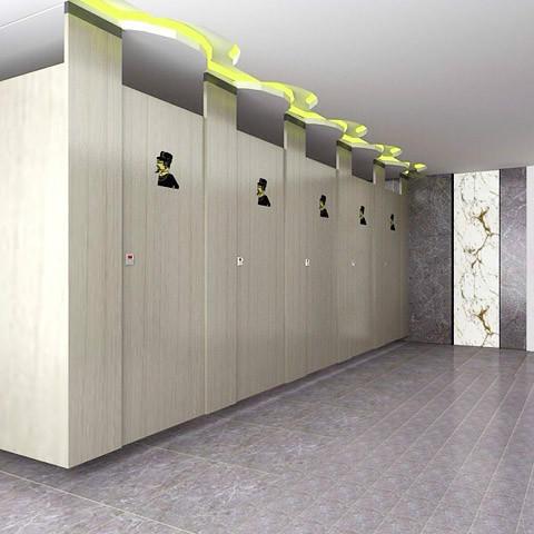 盈客YK-005-012高端卫生间隔断 抗倍特板的卓越设计与细节